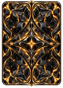 Obsidian Gold card back